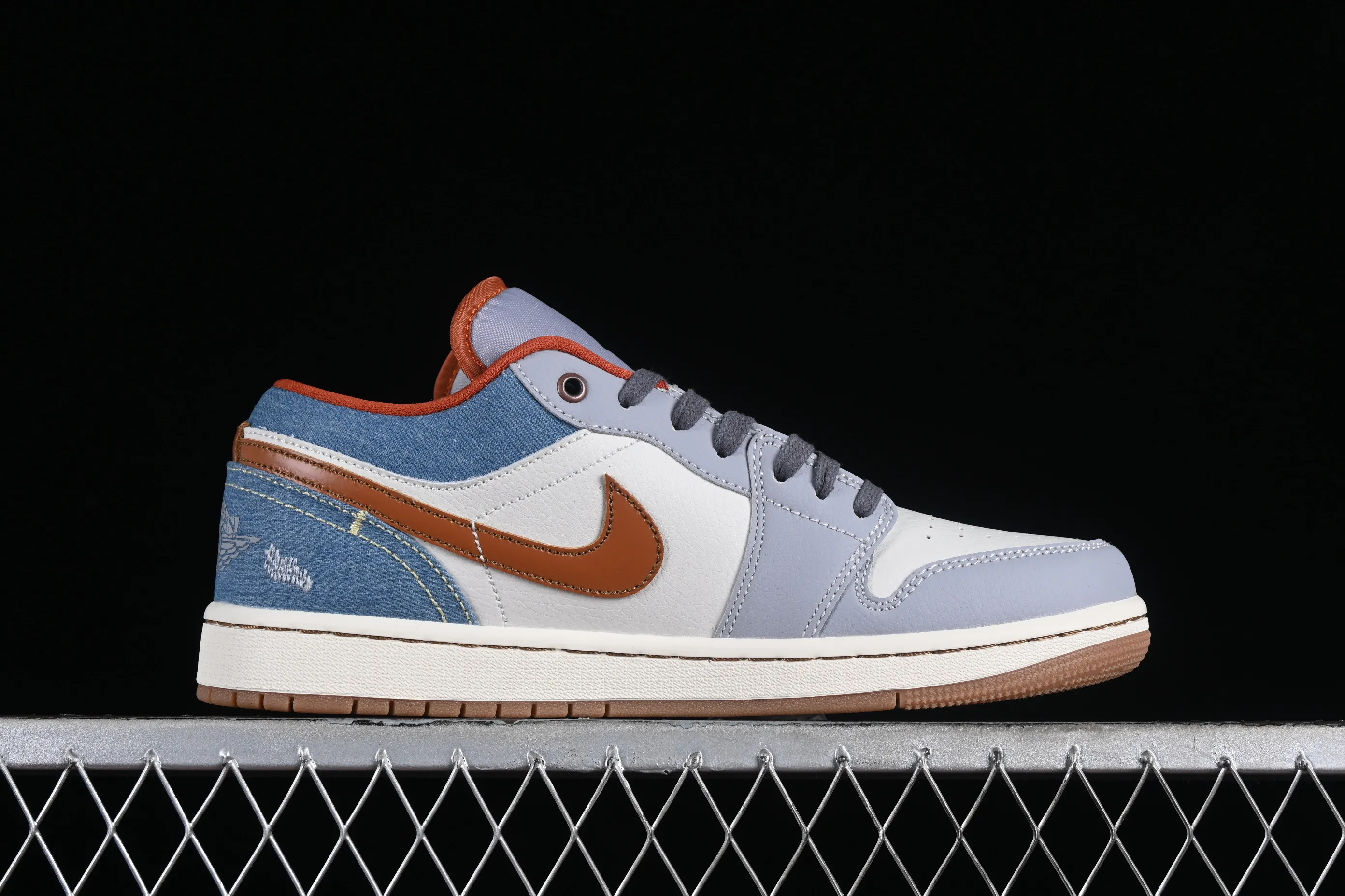 All categories Air Jordan Jordan series basketball shoes Air Jordan 1 Low Air Jordan 1 Low "Multi-Color" AJ1 Joe 1 blue denim low-top cultural and casual sneakers FZ5045-091